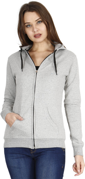 FLEXIMAA Full Sleeve Solid Women\u0027s Sweatshirt